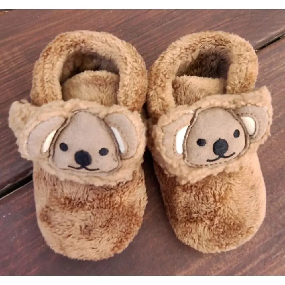 UGG Bixbee Baby Koala Plushie Booties Sleepers Soft Shoes Size 02-03 S 4.5
